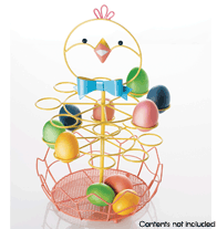 Chick Egg Holder with Basket